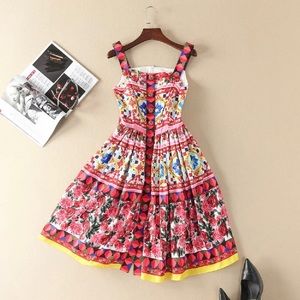 D&G style colorfull dress size S